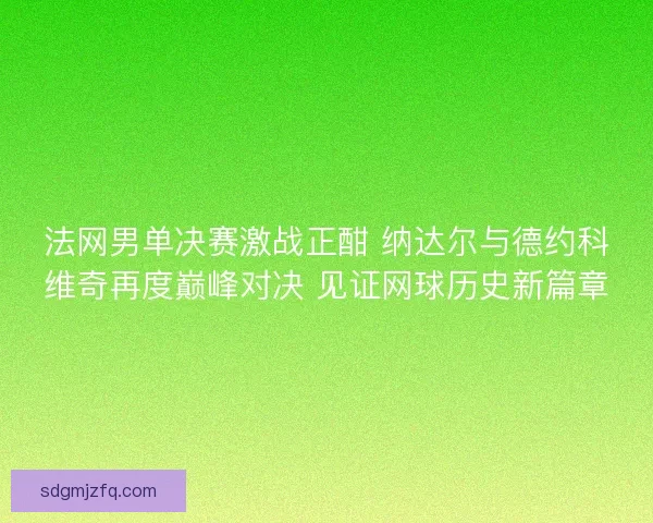 法网男单决赛激战正酣 纳达尔与德约科维奇再度巅峰对决 见证网球历史新篇章